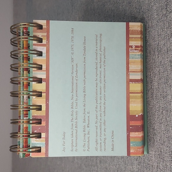 DaySpring Joy For Today 365 Day Perpetual Flip Inspirational Spiritual Calendar - Picture 4 of 10